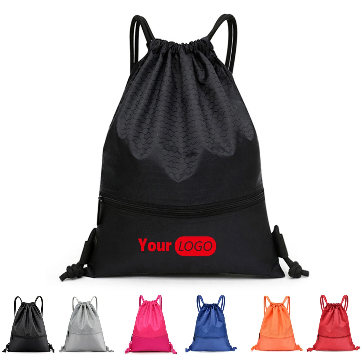 Nylon Sports Drawstring Bag 1