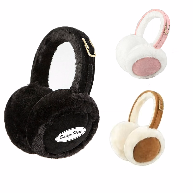 Winter warm plush earmuffs