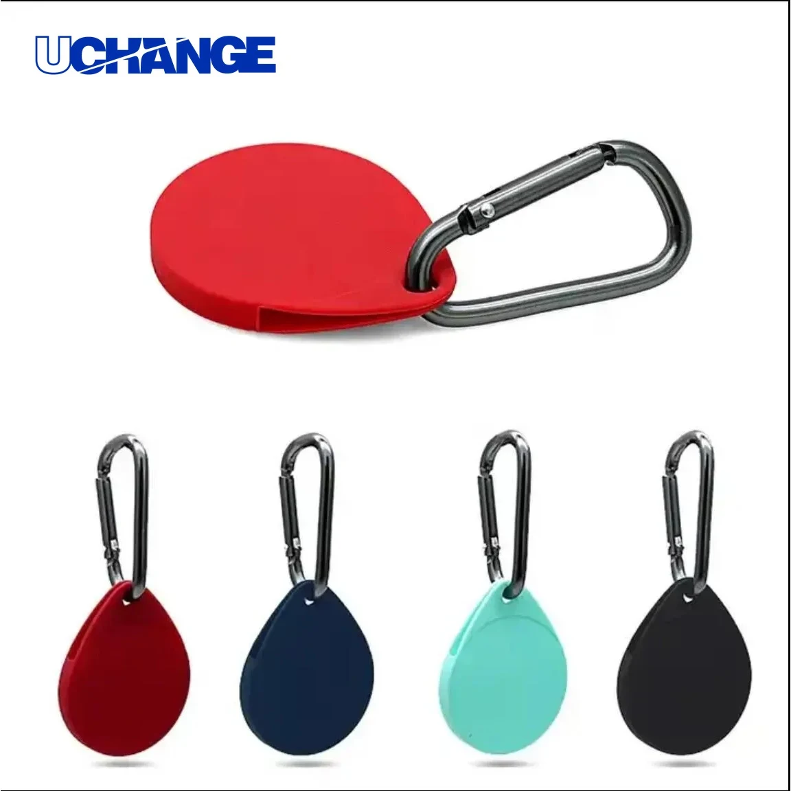 Silicone AirTag Case Flexible Protective Keychain Holder 1