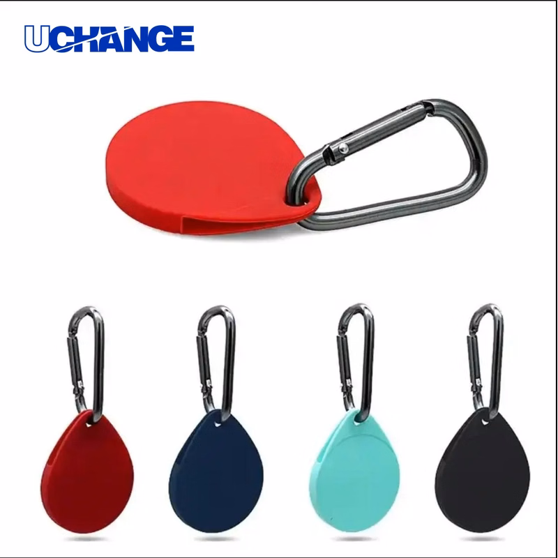 Silicone AirTag Case Flexible Protective Keychain Holder