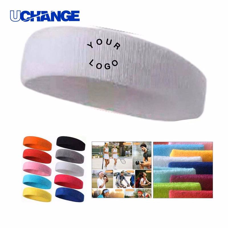 Moisture Absorbing Sports Headband Band with Comfort Fit for Training