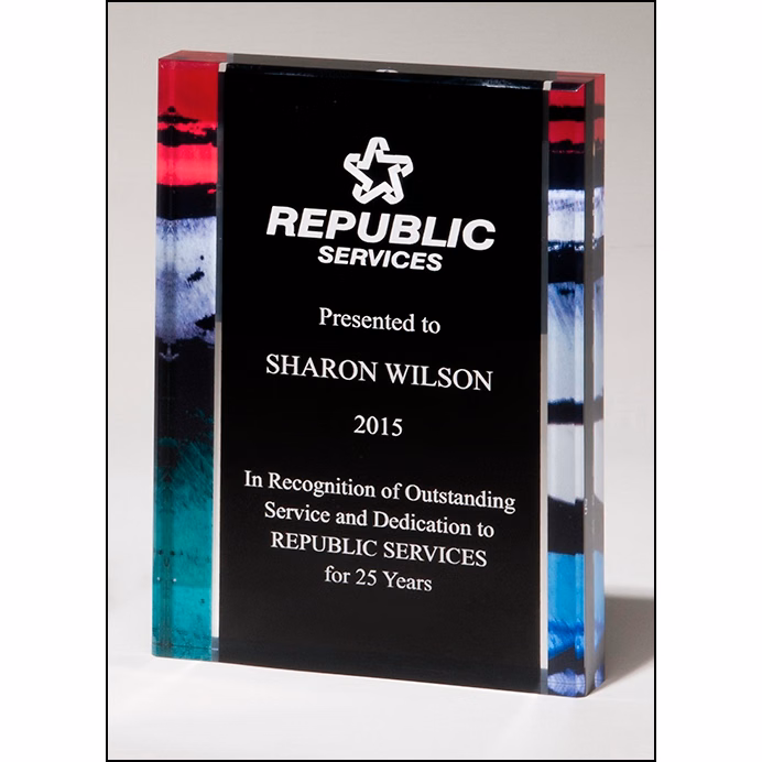 Digitally Printed Freestanding Award