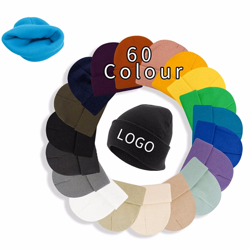 High Quality Winter 100% Acrylic Custom Knitted Hat