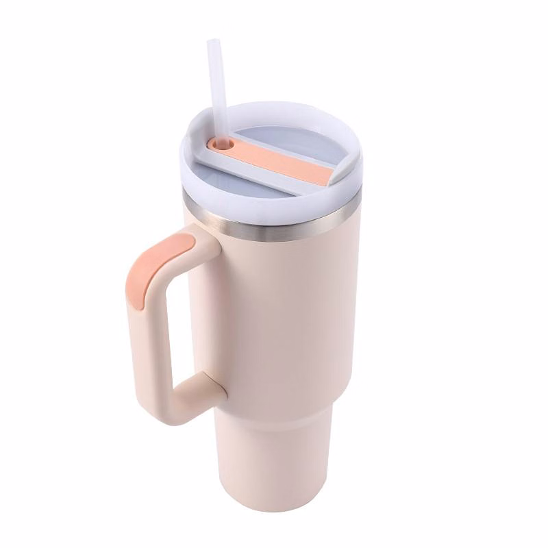 40oz Stainless Steel Insulated Cup w/ Straw