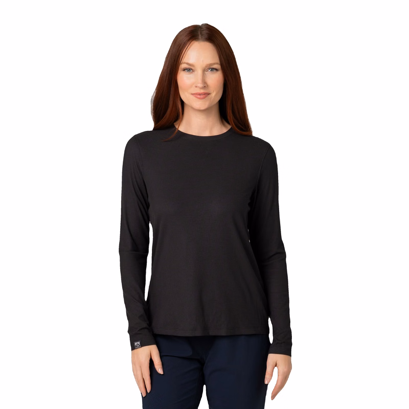 Storm Creek Women's Essentialist Super Soft Ribbed Modal Blend Long Sleeve T-shirt