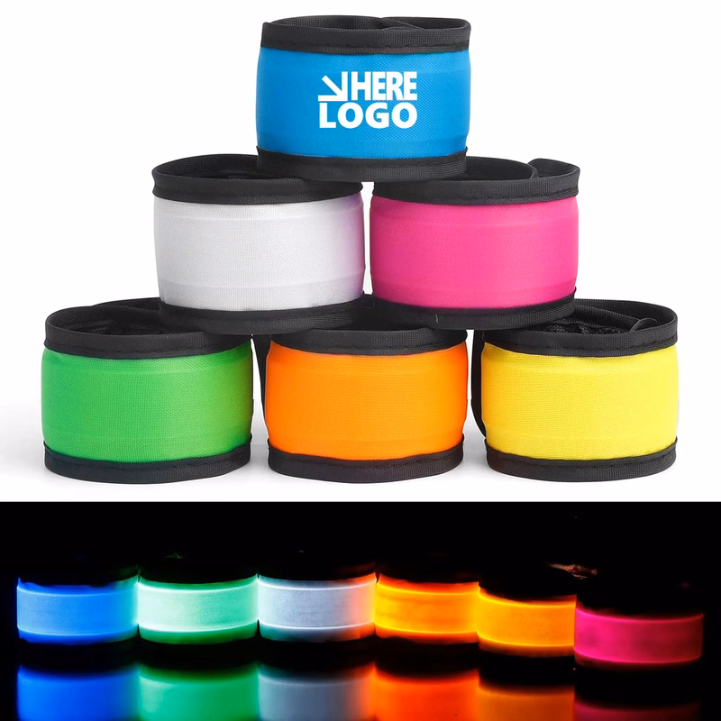 LED Light Up Slap Wristband