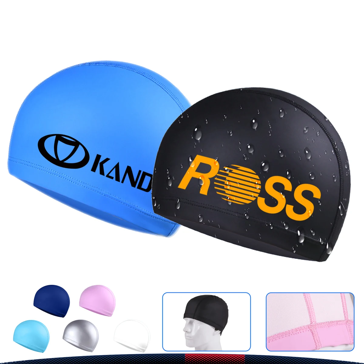 Adult Waterproof Swimming Cap 1