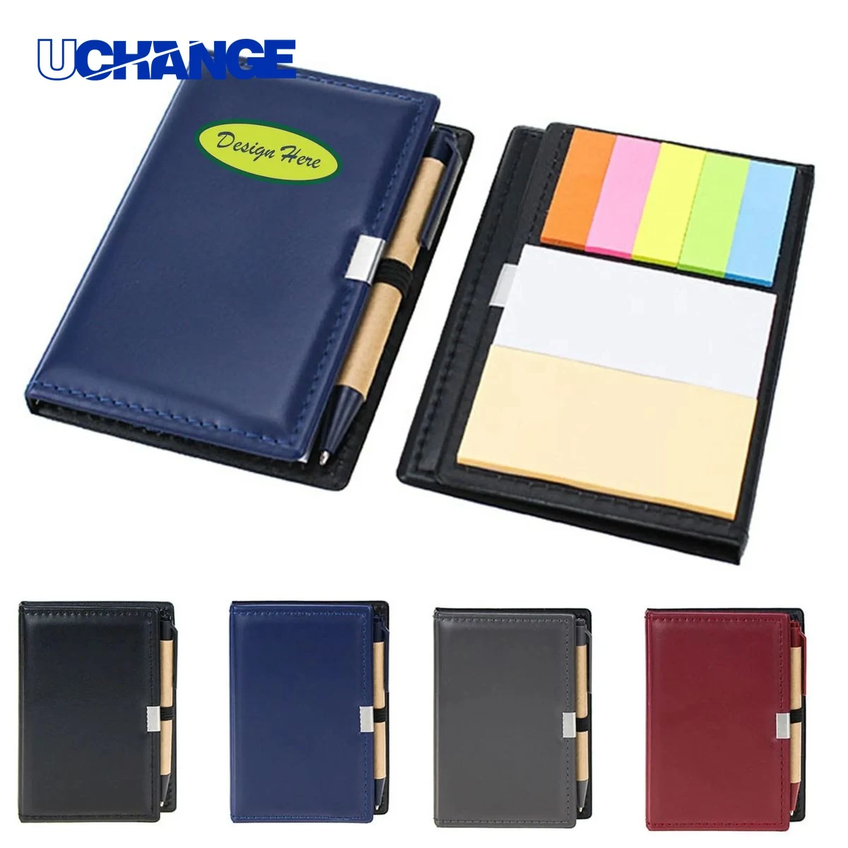 Ruled Journal Notebook with Color Sticker Pen 1