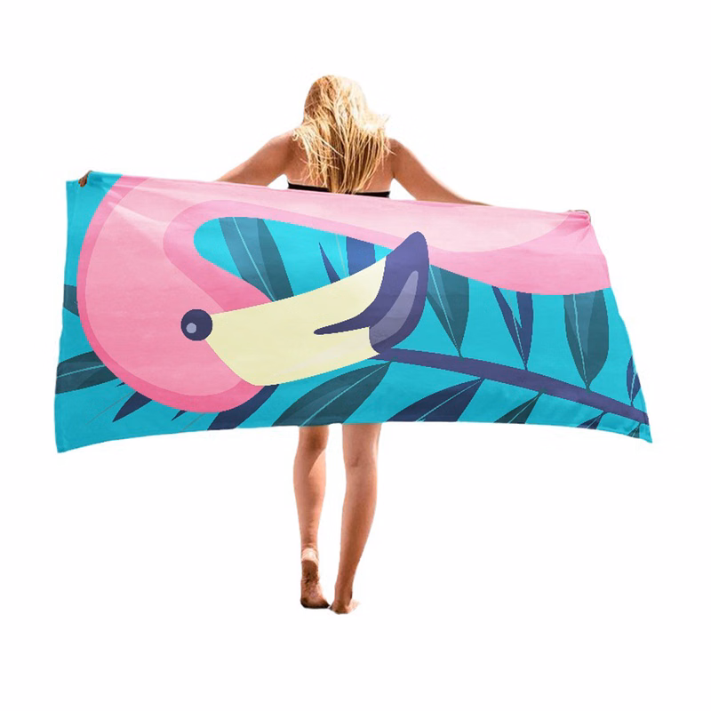 Lightweight Micorfiber Beach Towel MOQ 100PCS