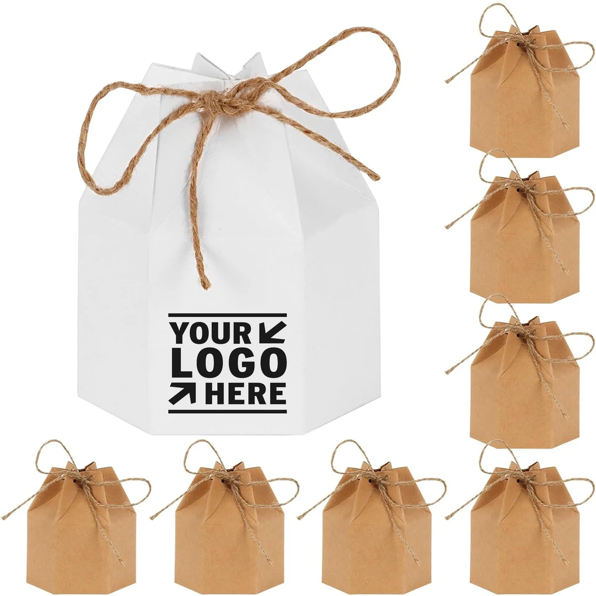 Paper Gift Box with Twines 1