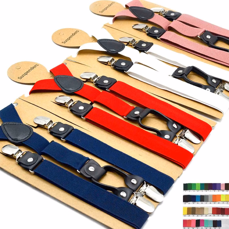 Suspenders Adjustable Unisex Y Back