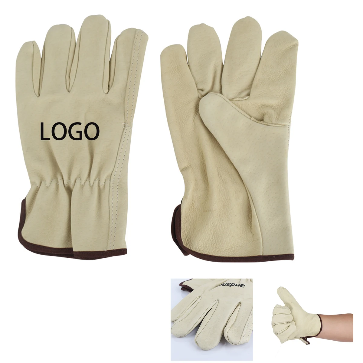 Insulated Pigskin Driver's Glove MOQ 100 Pairs 1