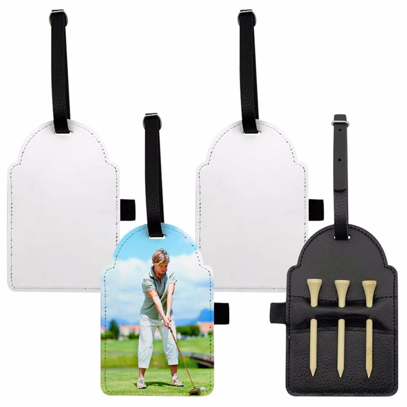 MOQ 50pcs PU Golf Tee Bag