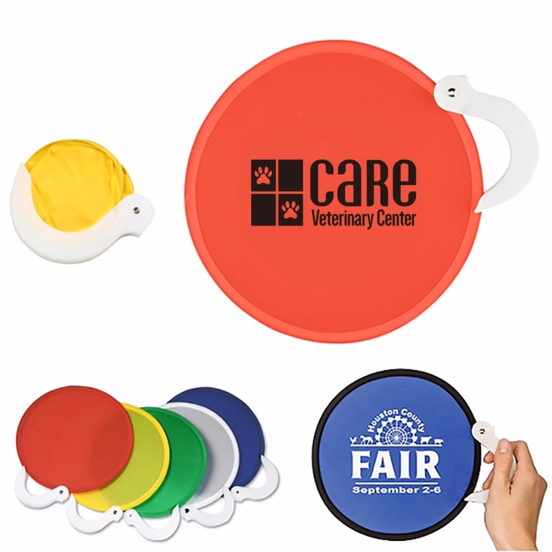 Nylon Promotional Foldable Flying Disc/Fan