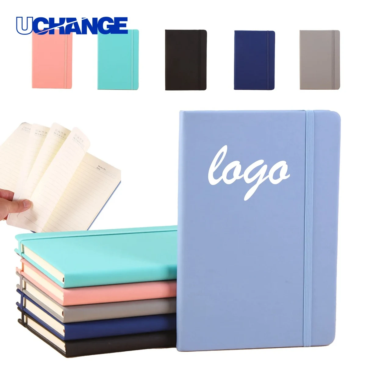 PP Cover Leather Refillable Journal Notebook for Notes 1