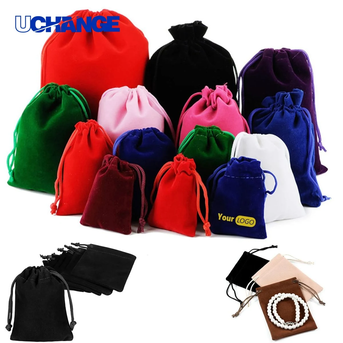 Jewelry Drawstring Gift Pouch Organizer 1