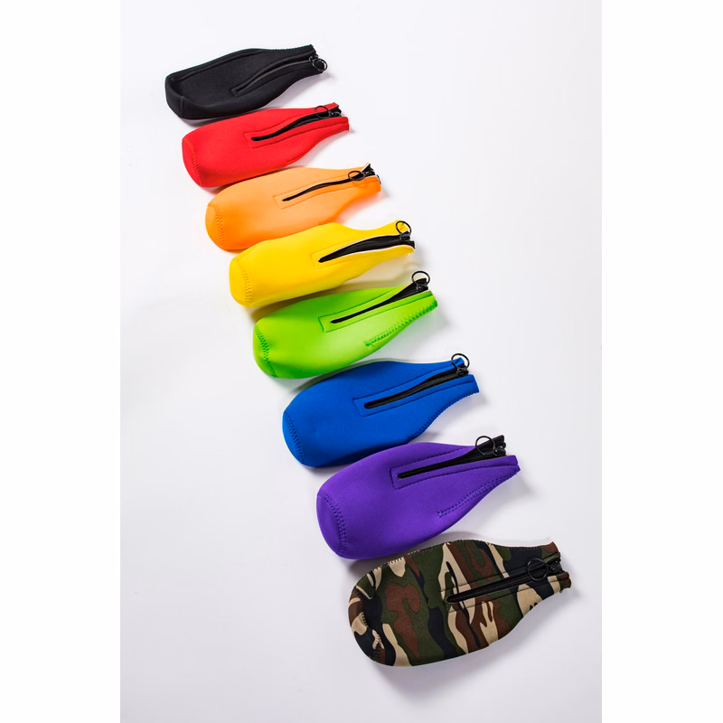 Neoprene Zipper Bottle Collapsible Insulator