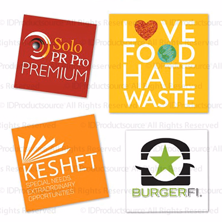 2" Square Water-Resistant Sticker