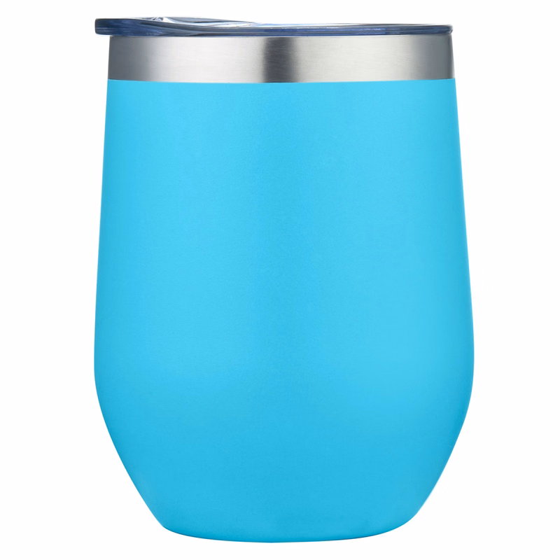 12oz. Stainless Steel Stemless Wine Tumbler with Sipping Lid
