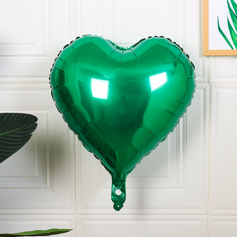 18 Inch Heart Shape Aluminum Foil Balloons