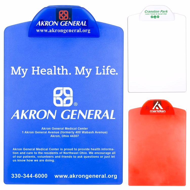 "Dwight" Letter Size Clipboard with Imprintable Clip