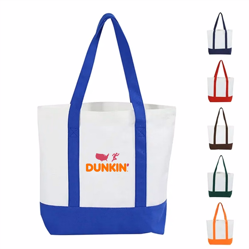 Two-Tone Canvas Tote ?C Durable & Eco-Friendly