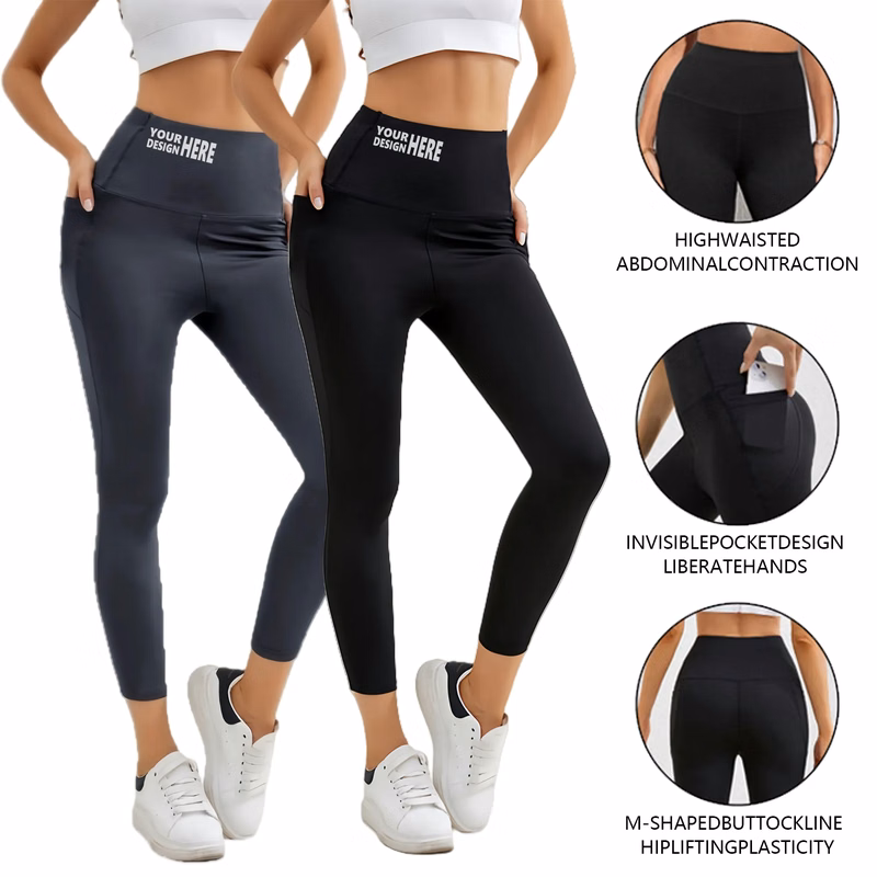 High-Waist Pocket Sport Pants