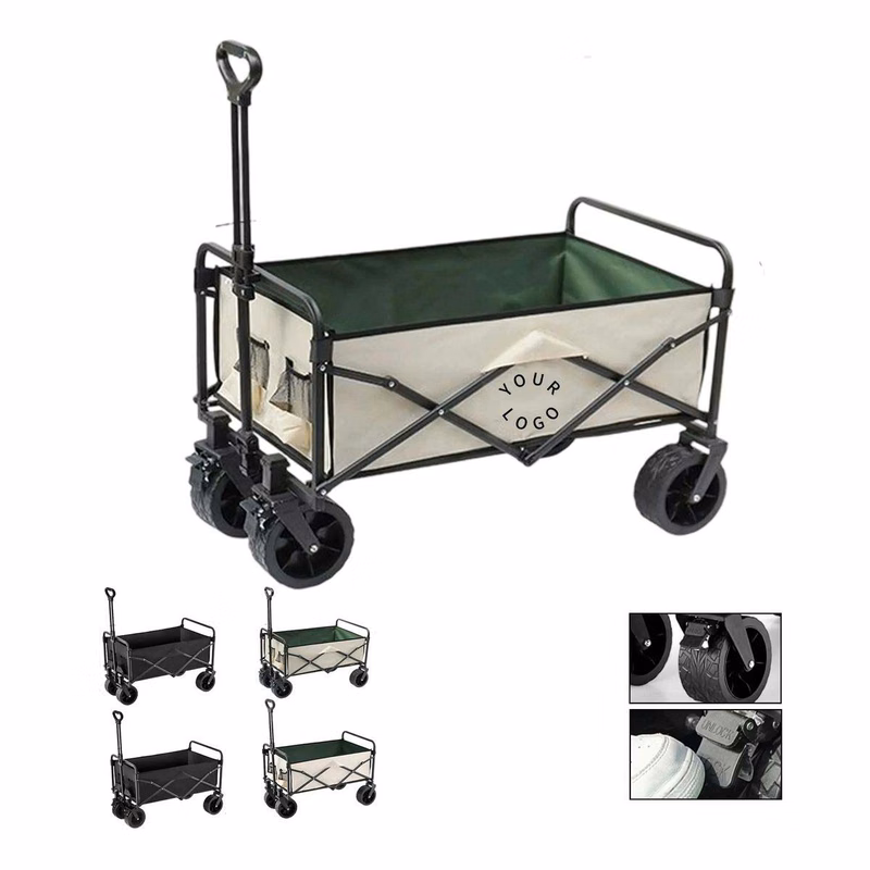 Heavy Duty Folding Utility Cart with Steel Frame