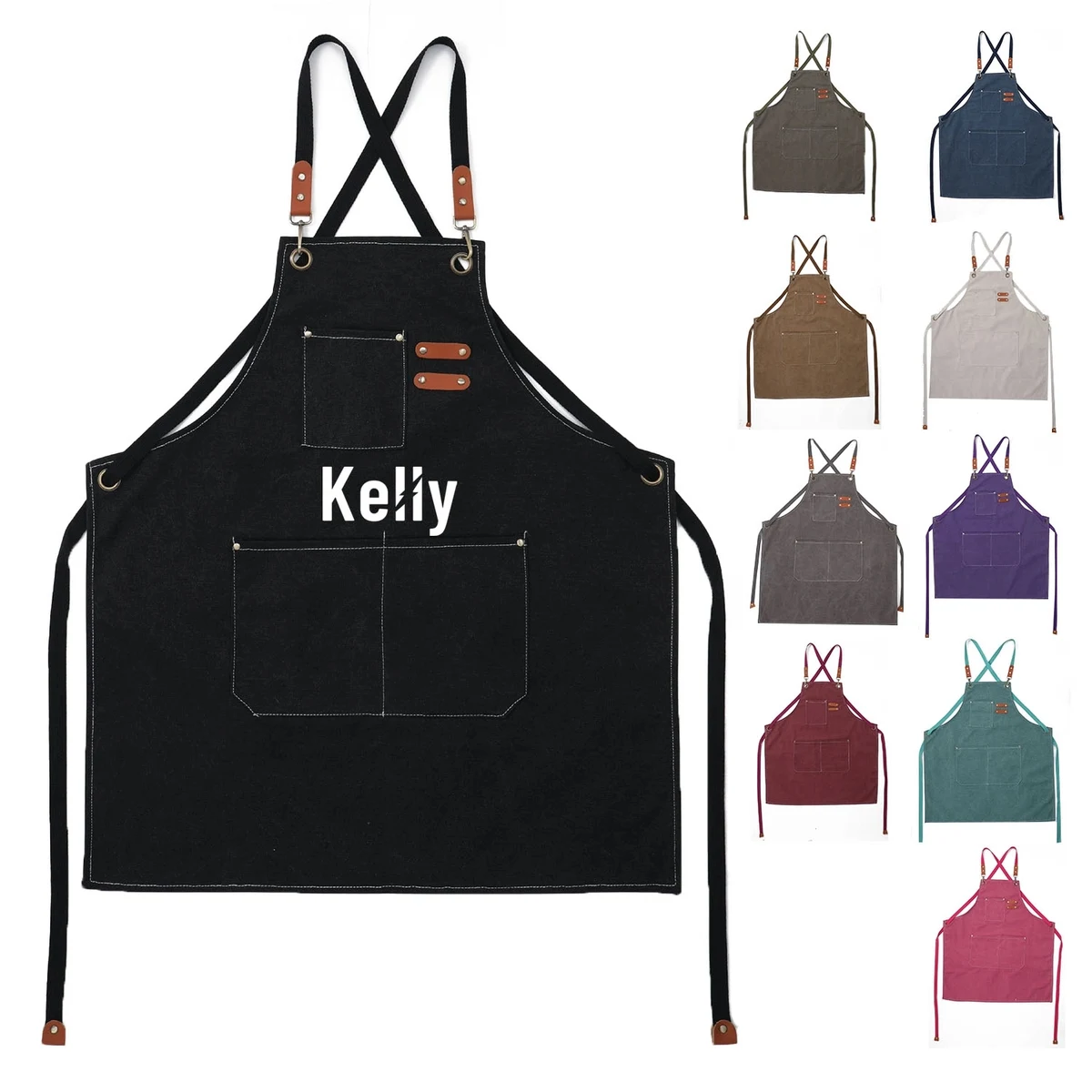 Chef Aprons For Men Women With Large Pockets 1
