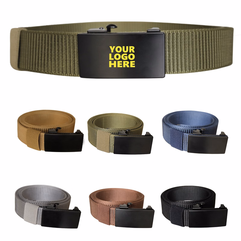 Nylon Tactical Belt with Metal Buckle