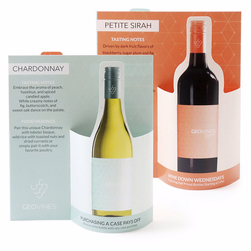 Wine Combo Wave 3D Table Tent