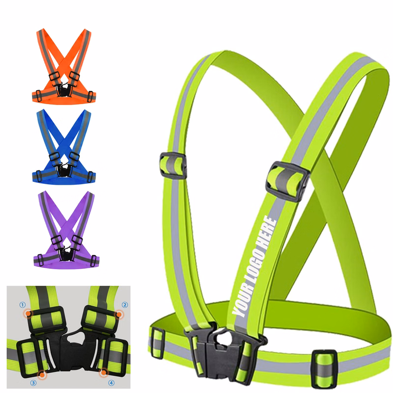 USB Rechargeable Reflective Safty Run Vest