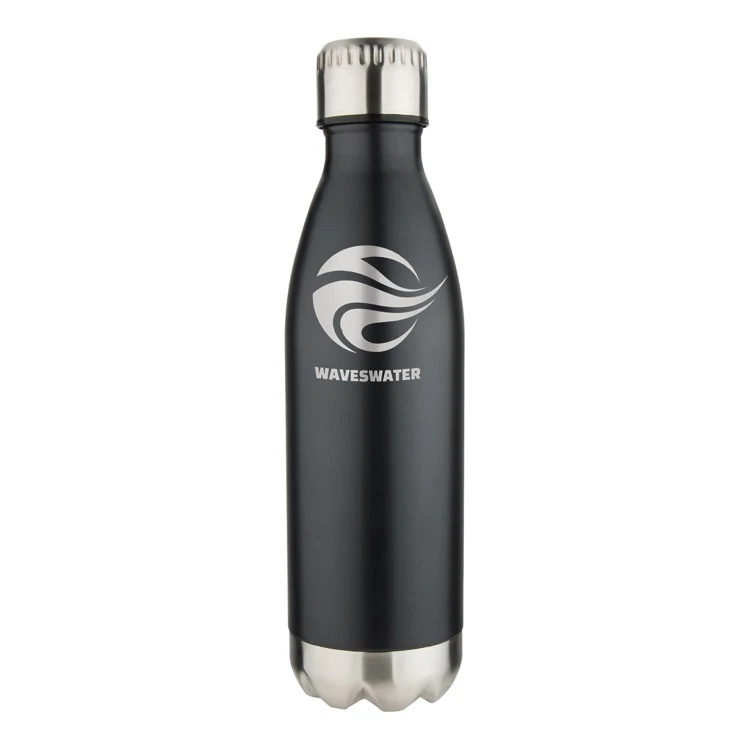 Endura 17 oz Cola Bottle with Stainless Steel Bottom, custom water bottle with logo imprint 1