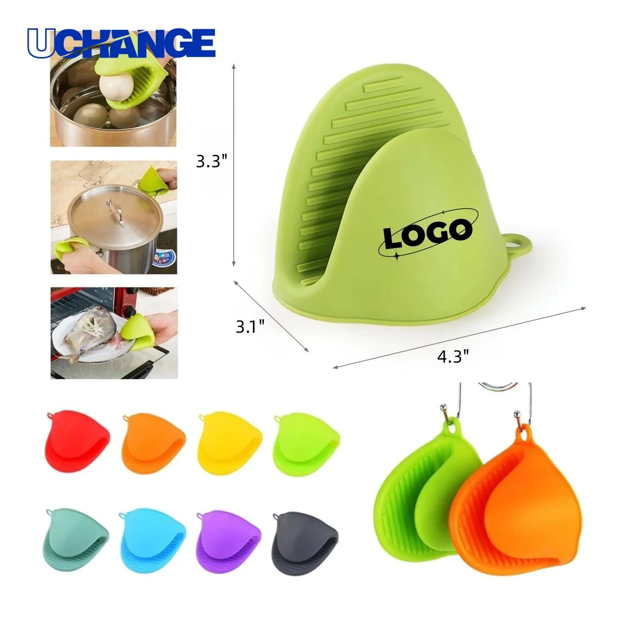Kitchen Heat Silicone Insulation Glove for Cooking 1