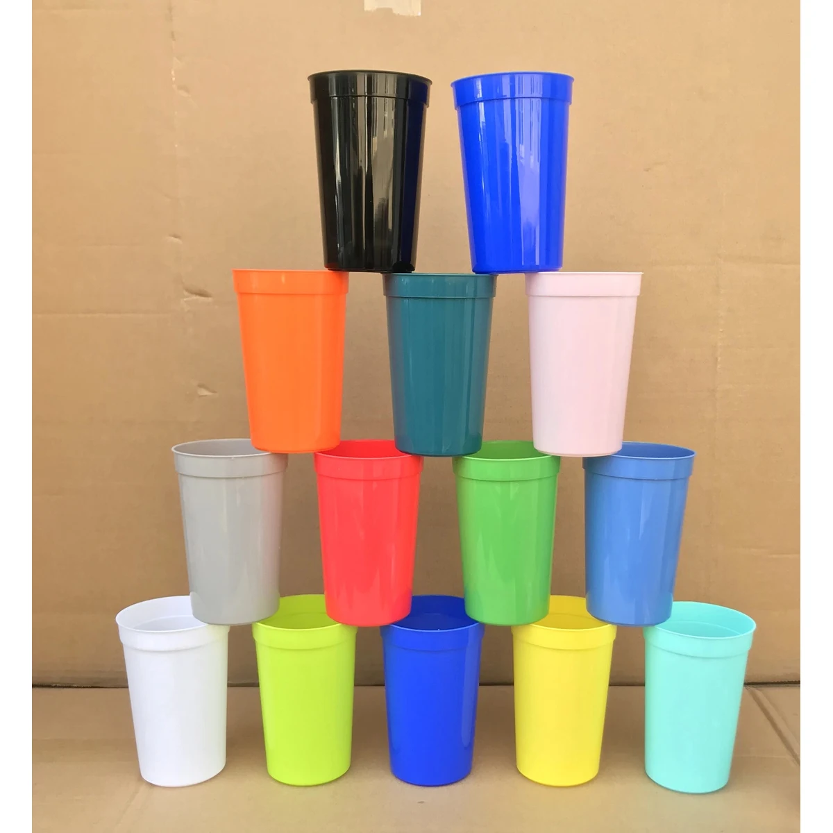 12 Oz PP Plastic Stadium Cups 1