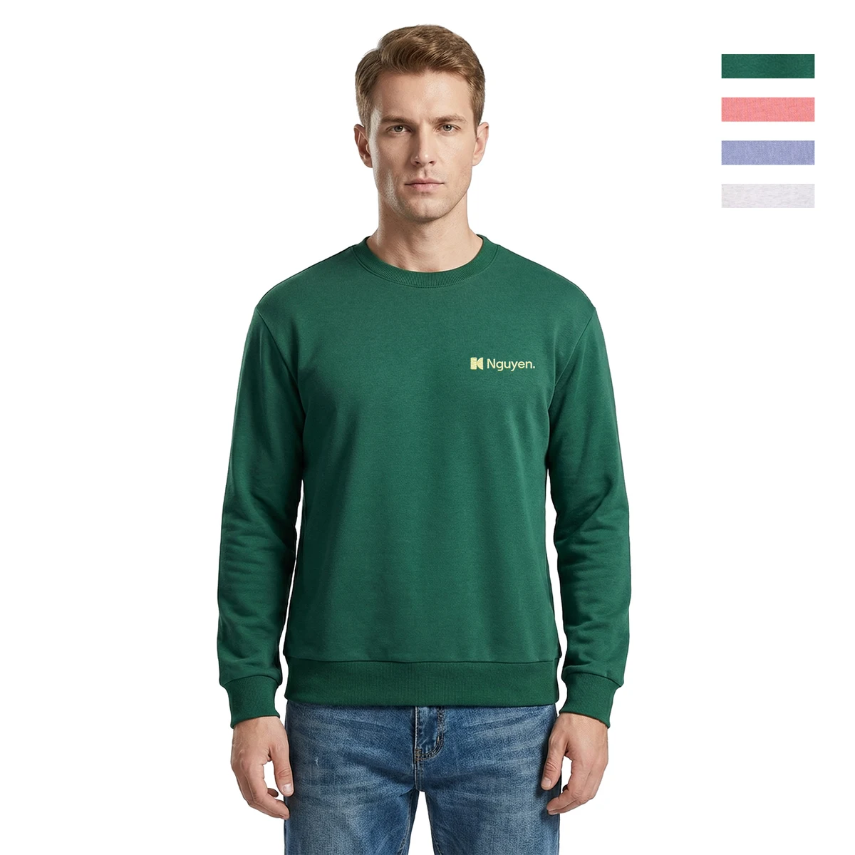 Unisex 100% Pre-Shrunk Pullover Crewneck Sweatshirt 1