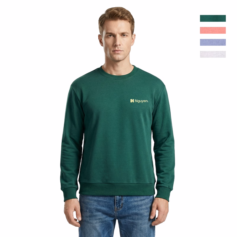 Unisex 100% Pre-Shrunk Pullover Crewneck Sweatshirt