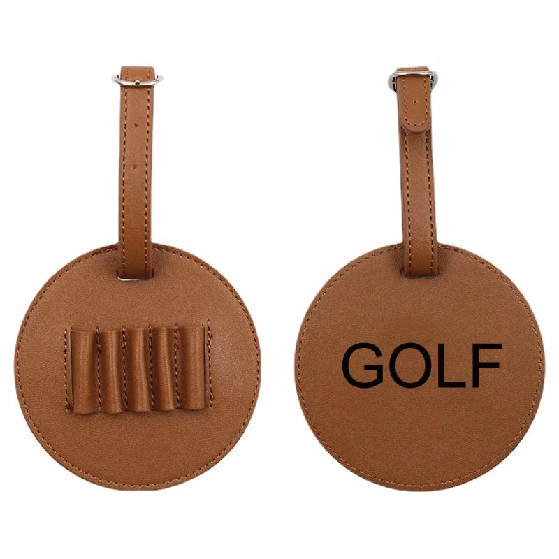 Personalised Leather Golf Tee Holder