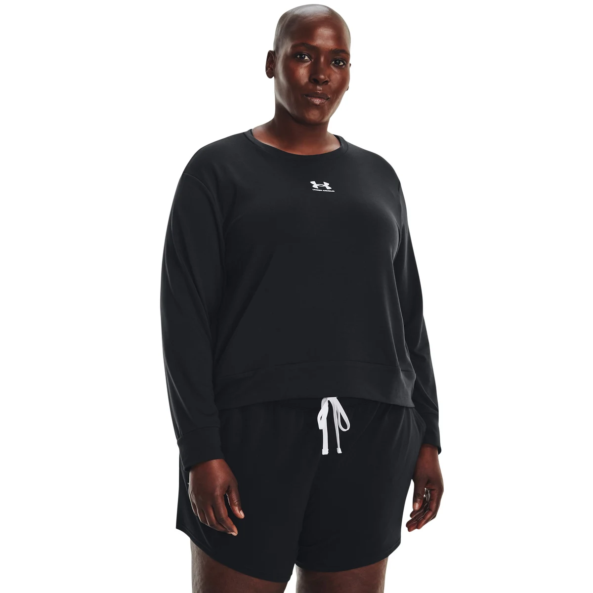 Women's UA Rival Terry Crew, custom hoodie or sweatshirt with logo imprint 1