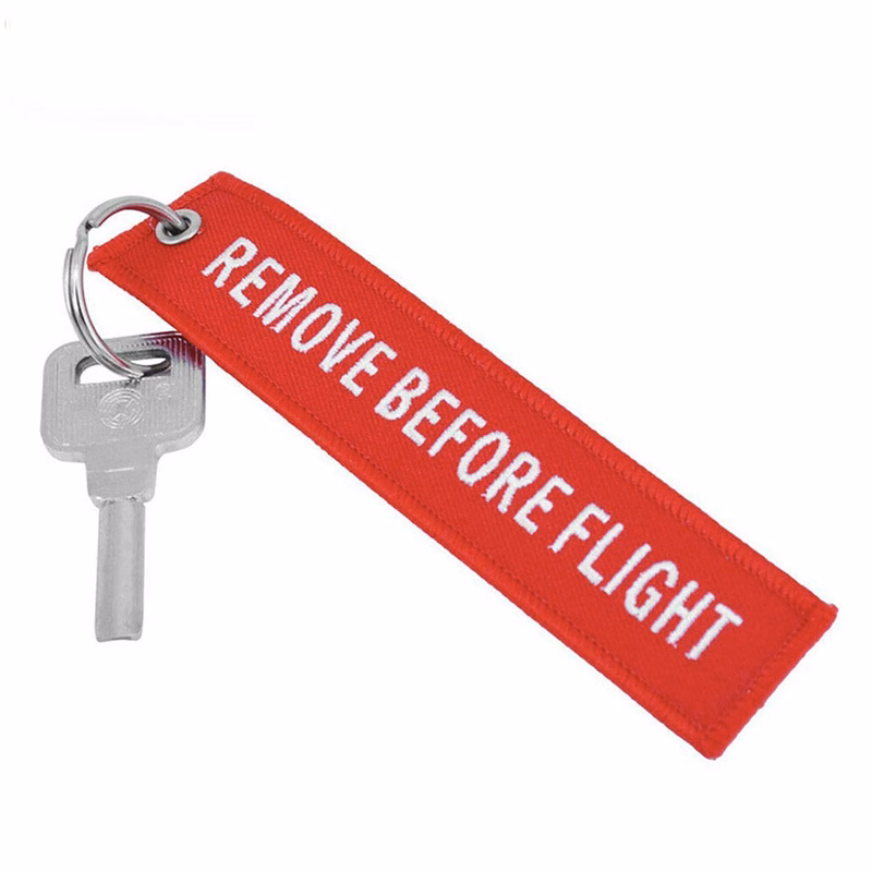 Custom Personalized Embroidery Keychain Tag