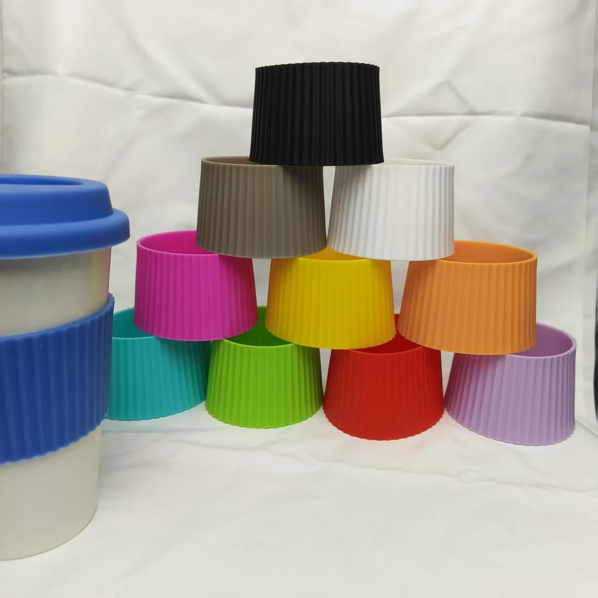 Coffee Cup Silicone Sleeves 1