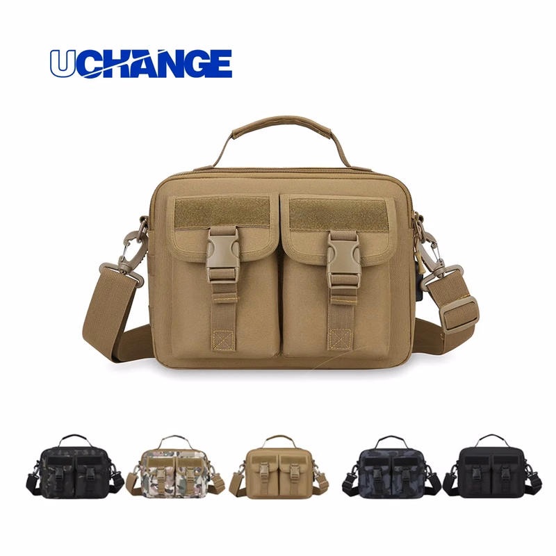 Durable Tactical Messenger Shoulder Bag W/ USB Charging Port