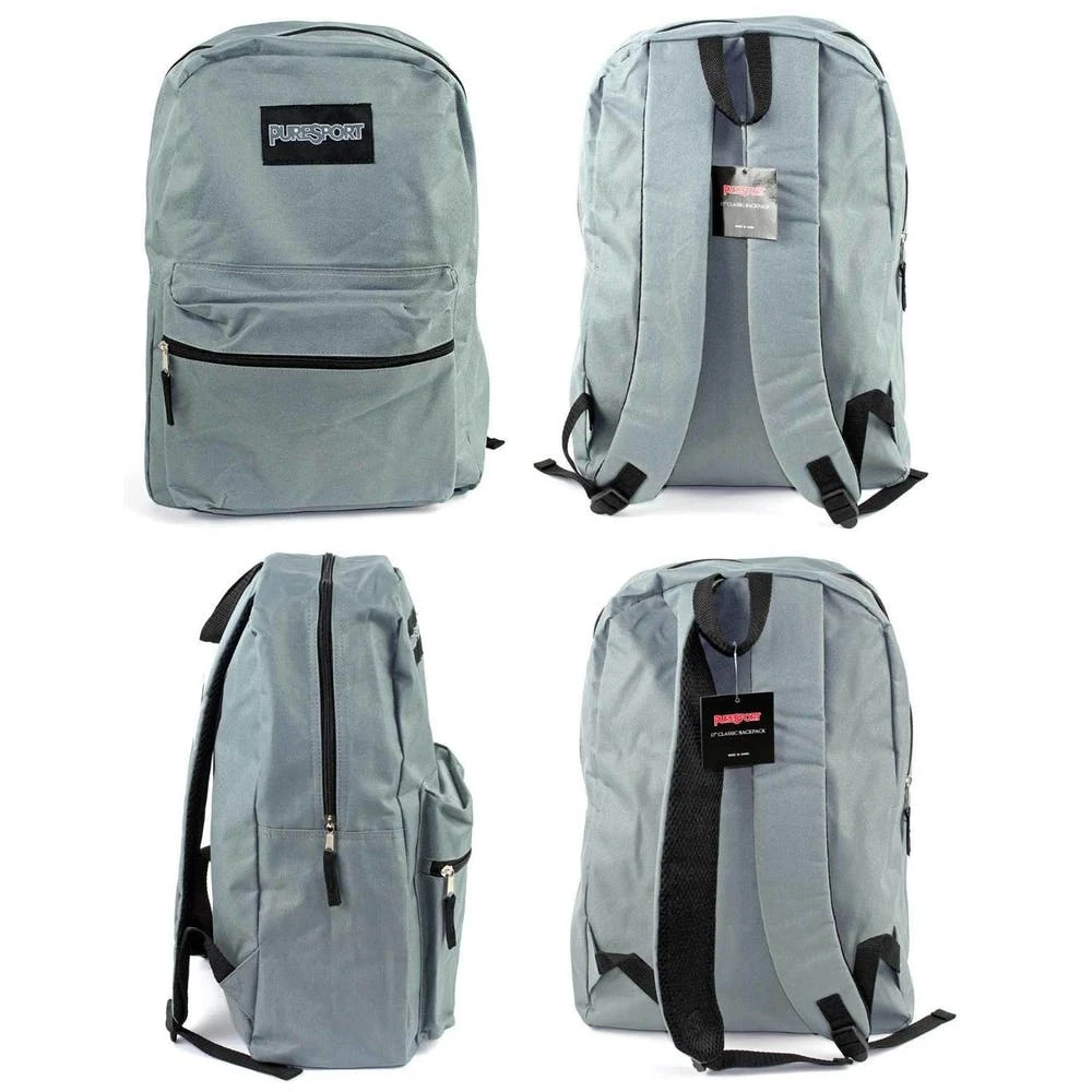 Classic Backpacks - Gray 15" 1