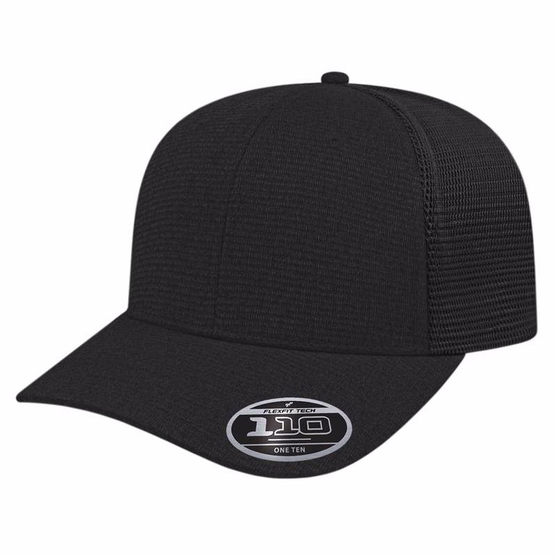 Flexfit 110® Ribbed Tri-Blend Trucker Cap