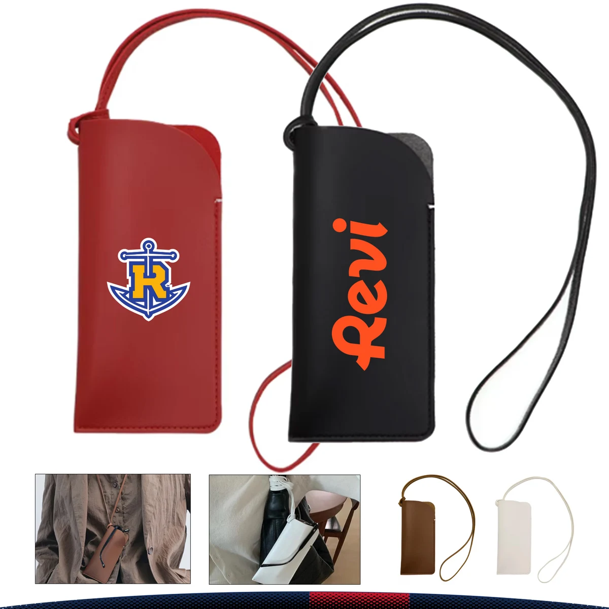 Glazelle Slip-in Opening PU Leather Glasses Case 1