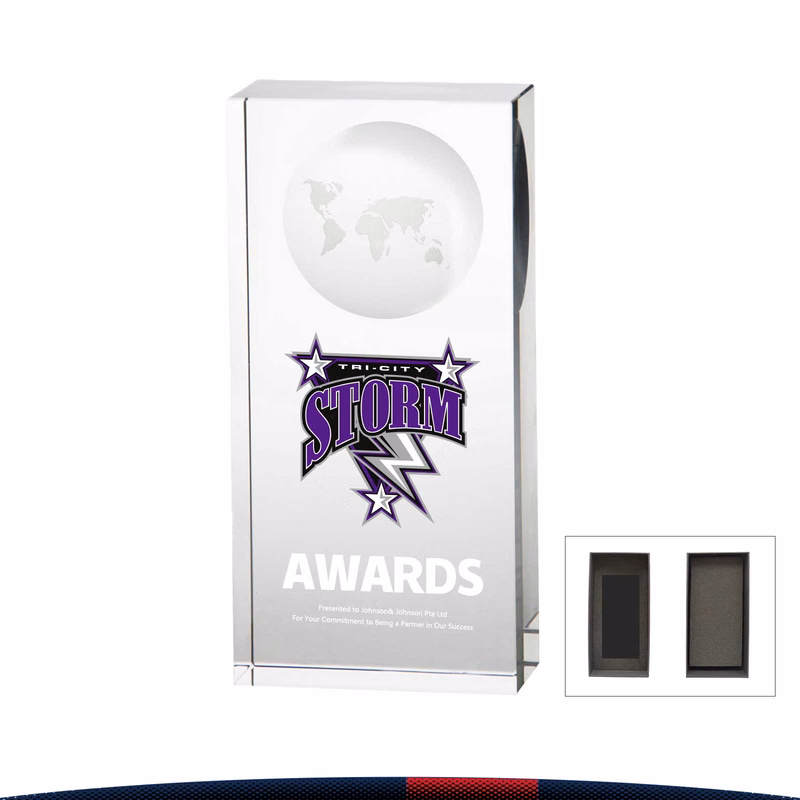 Kelsey Rectangle Crystal Award