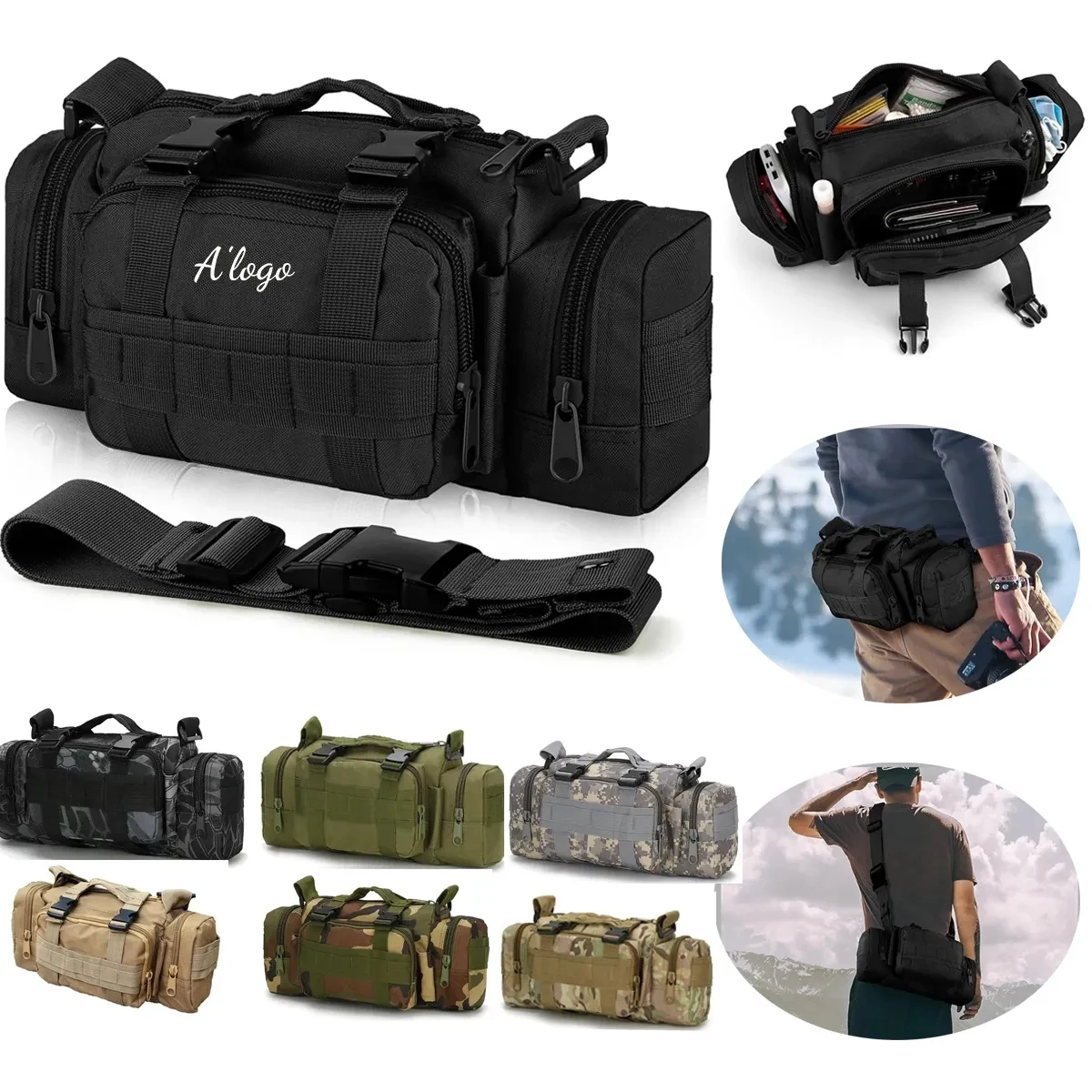 Military Tactical Molle Waist Fanny Packs 1