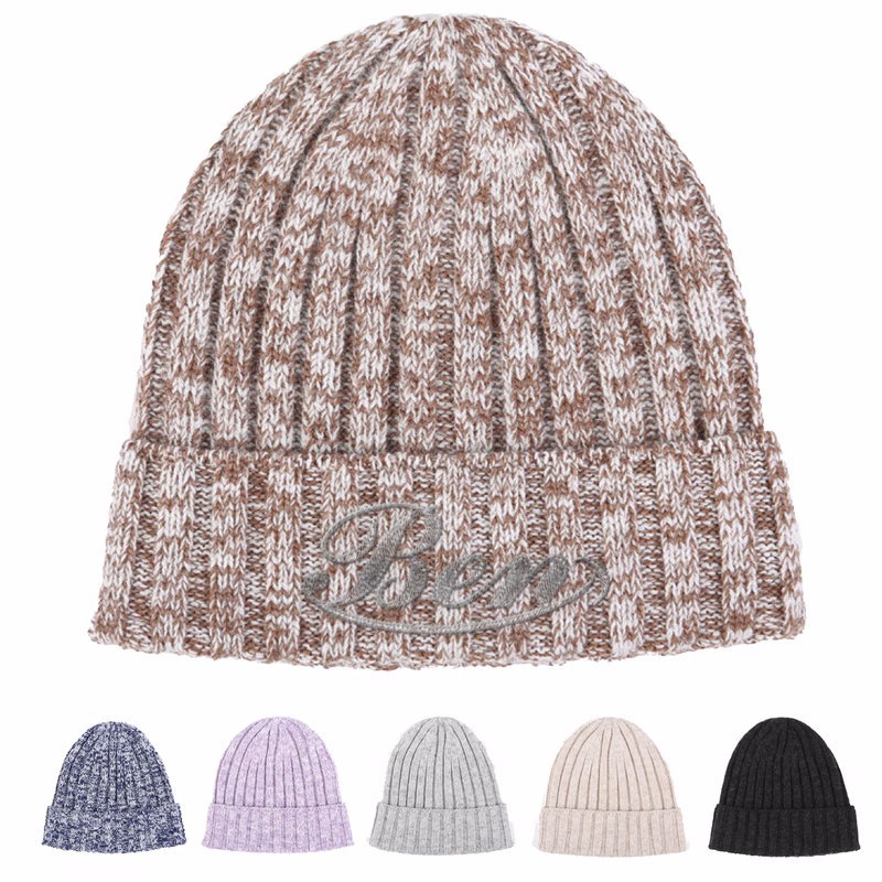 30% Merino Wool Blend Brimless Classic Knitted Beanie