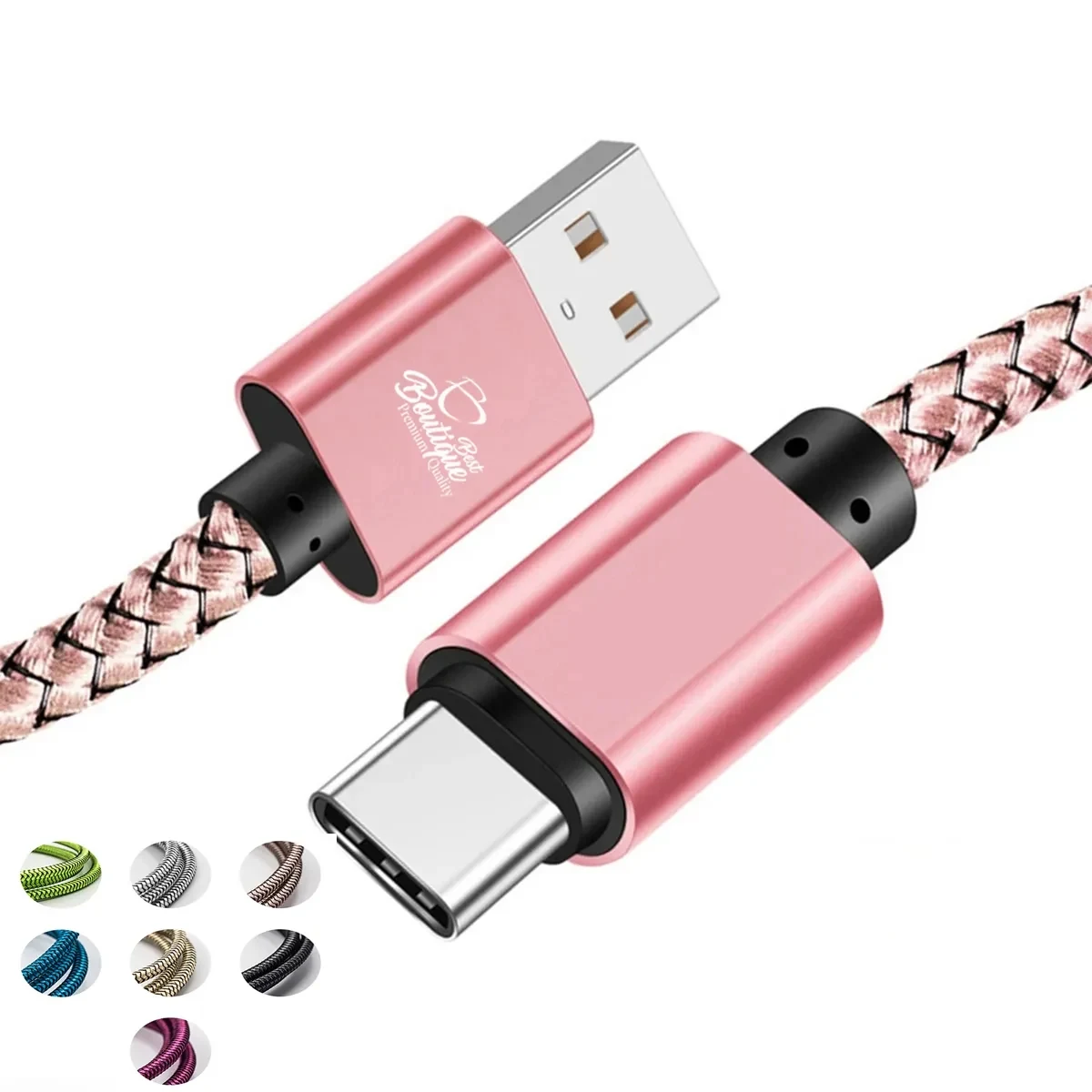 Nylon Braided Lightning Cable Fast Charger for IPhone 1