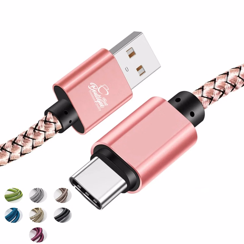 Nylon Braided Lightning Cable Fast Charger for IPhone